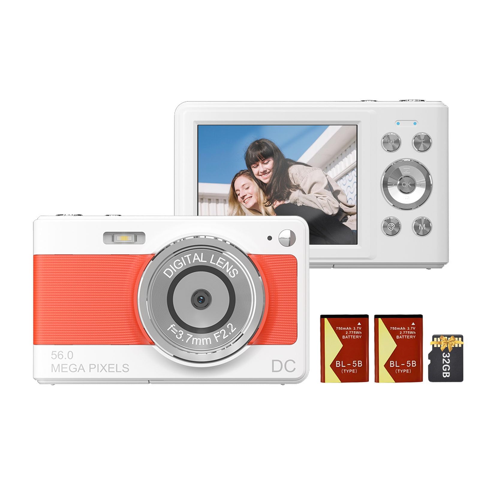 Andoer 1080P Digital Camera, front view