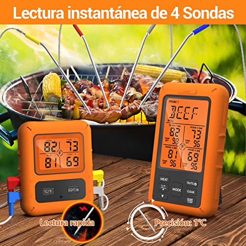 Mejores precios y opiniones de Termómetro inalámbrico digital disponible en línea para comprar. 2 Imagen adicional