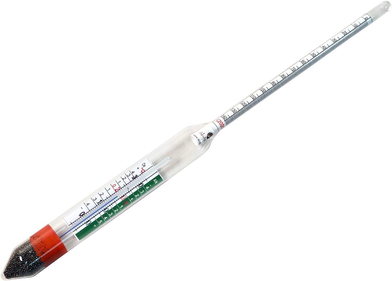Al-Ambik® Oechslemeter/Must Scale with Thermometer & Scale