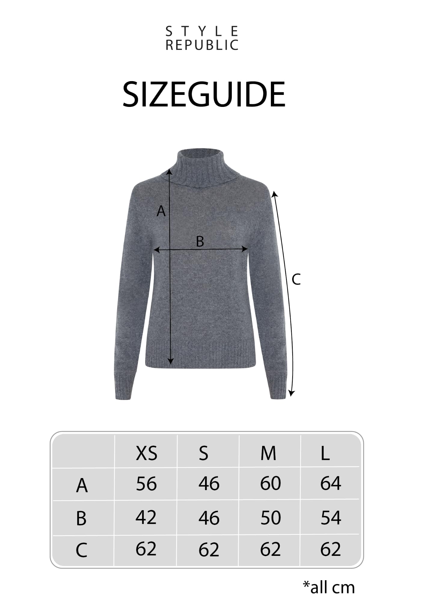 Style & Republic Maglione da donna in 100% cashmere, vestibilità regolare, elegante maglione in cashmere premium per autunno e inverno