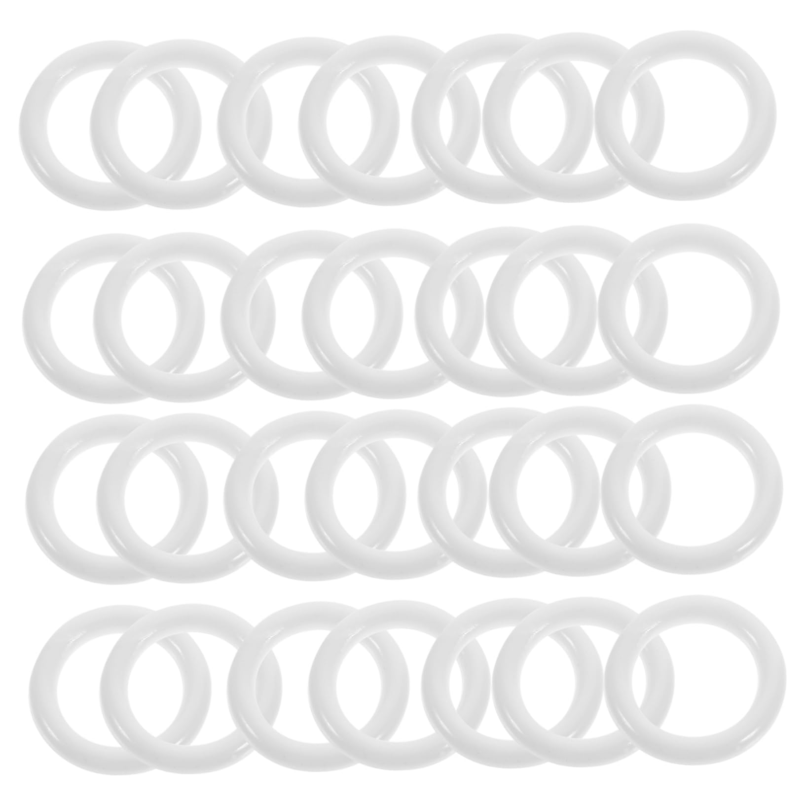 STOBAZA 2sets Plastic Curtain Grommets Large Curtain Rings Reusable Drapery Grommets 100pcs*2