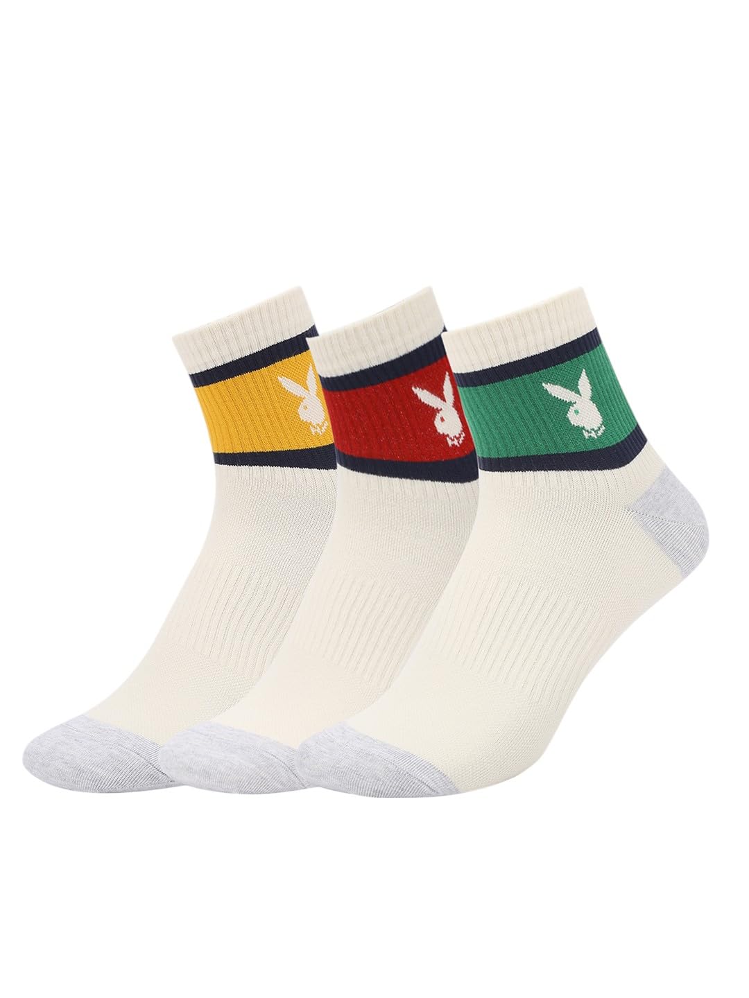 Men's Playboy High Ankle Socks | Free Size | Playboy Socks | Official Playboy Merchandise-image-39