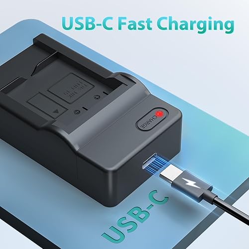 Miniatura 2 de LP EN-EL19 Cargador de batería USB-C para Nikon Coolpix A100 S33 S100 S2750 S2800 S3300 S3400 S3500 S3600 S4200 S4300 S4400 S5200 S5300 S640 0 S6500