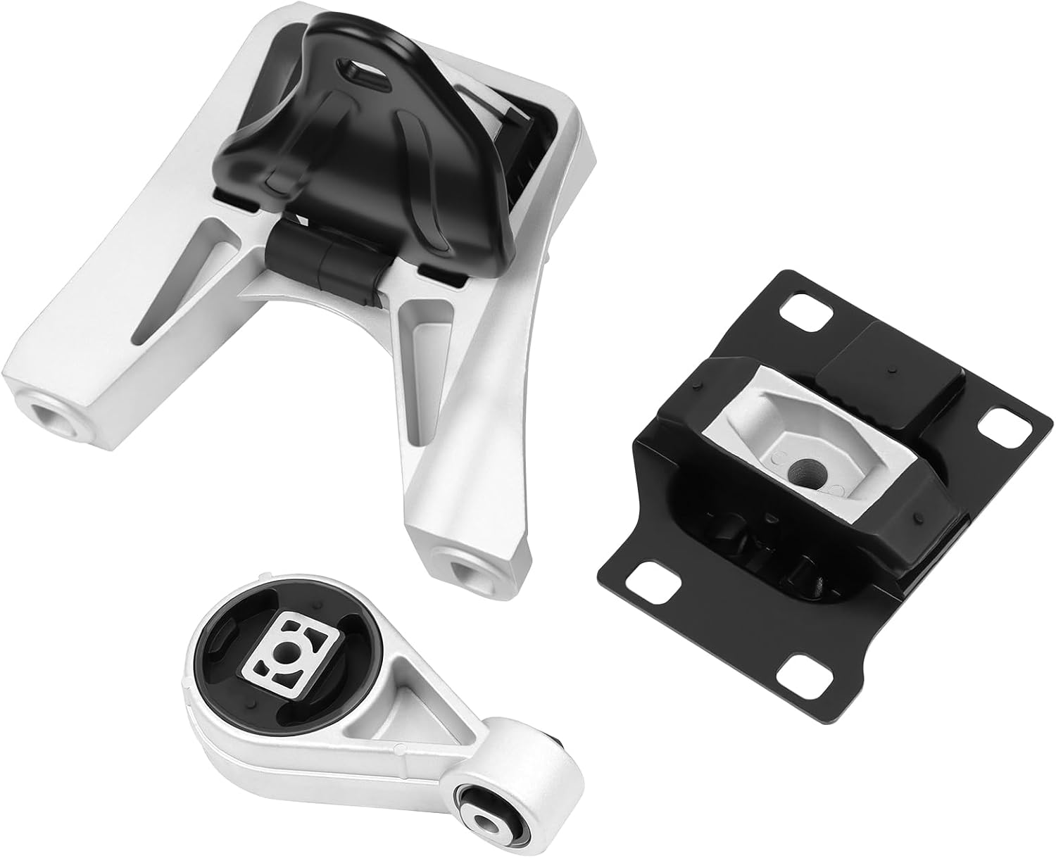 Engine Motor Mount Transmission Mount Set of 3 Fit for Ford Focus 2005-2007 2.0L, for Focus 2003-2007 2.3L, for Transit Connect 2010-2013 2.0L Engine Motor Trans Mount Set#A5495 A2939 A2986