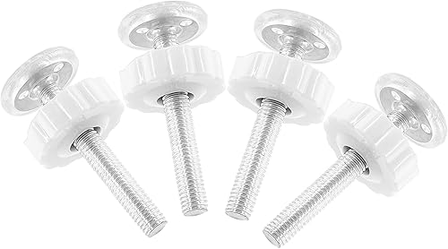 Miniatura 8 de Paquete de 4 varillas de husillo roscado para puerta de bebé M10 (0.394 pulgadas), kit de piezas de repuesto para puertas de seguridad de bebés y