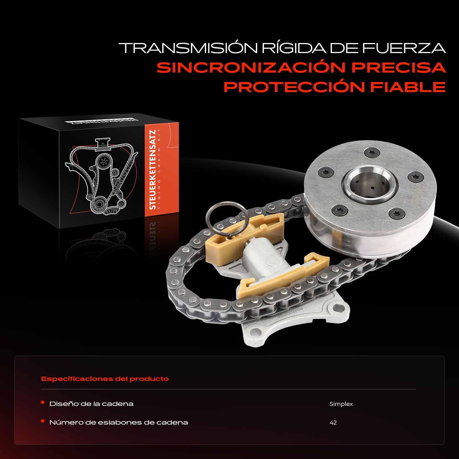 Frankberg Kit de cadena de distribución 06D109229AS1 | Compatible con: Altea XL 5P5 5P8, T.o.u.r.a.n 1T1 1T2, Golf Plus 521 5M1, O.c.t.a.v.i.a II 1Z3, TT 8J3