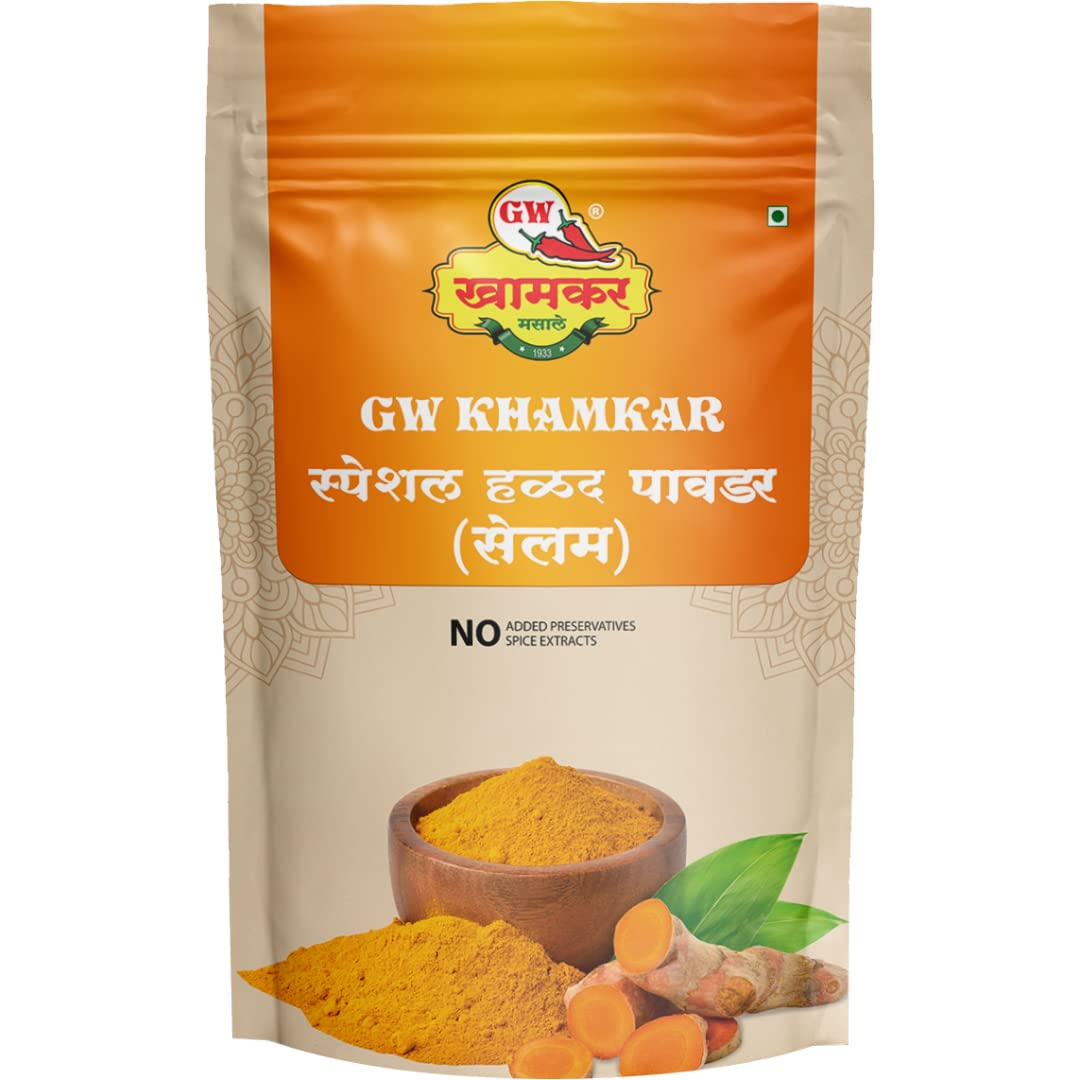 GW Khamkar Special Haldi/Halad Salem Turmeric Powder, Containing High Curcumin, Powerhouse of Nutrients, Zip Lock & Re-usable Pack, 1KG Pack of 1. (B09KMZMRR3) Amazon Price History, Amazon Price Tracker
