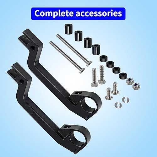 Miniatura 5 de 34452 Kit de montaje de guardamanos Centinela negro compatible con PowerMadd ATVMX