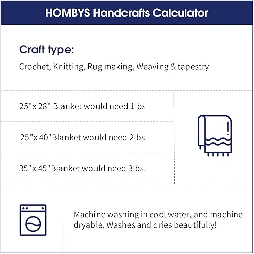 Miniatura 9 de HOMBYS Hilo de felpilla grueso azul marino para tejer, hilo grueso y esponjoso para tejer, hilo grueso súper voluminoso para tejer a mano, hilo de