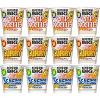 Amazon.co.jp: カップヌードル BIG 3種 12食セット 定番フレーバー