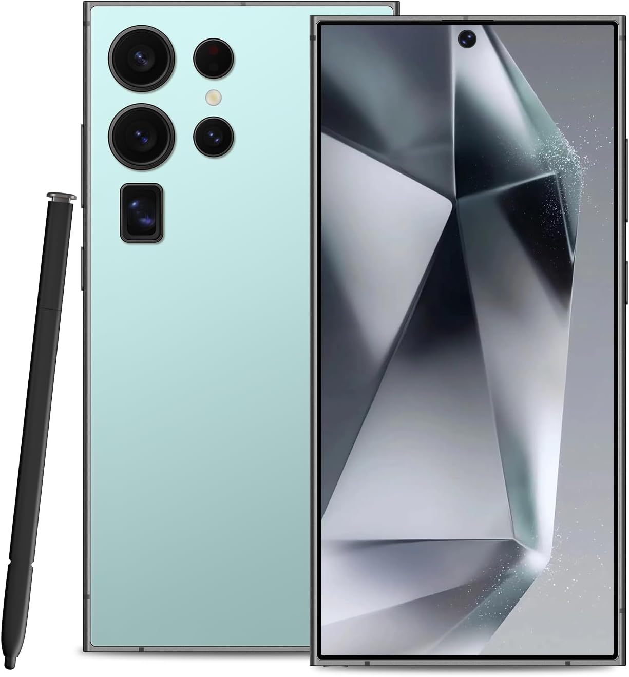 S24 Ultra 5G Cell Phone, Unlocked Android Smartphone, AI Face & Fingerprint Unlock, 8GB+256GB Memory Card, 5G Dual SIM, 50MP Camera, 6.8″ HD Display, 6800mAh Android Phone, GPS (Mint) S24 Ultra 5G Cell Phone, Unlocked Android Smartphone, AI Face & Fingerprint Unlock, 8GB+256GB Memory Card, 5G Dual SIM, 50MP Camera, 6.8″ HD Display, 6800mAh Android Phone, GPS (Mint)