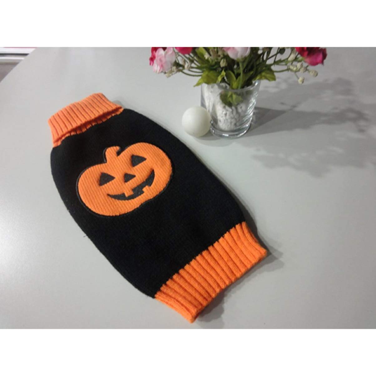 Mipcase Costume Cane Halloween 3 Pz Arredamento di Halloween Maglione per Cani da Compagnia Piccolo Maglione Cane Domestico Costume
