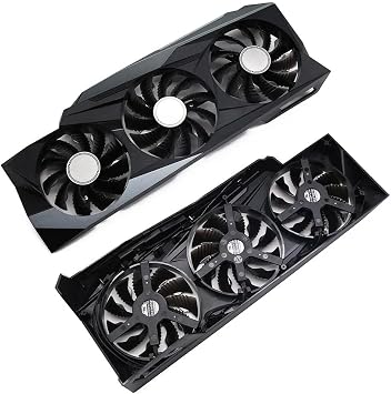 Graphics Card RTX3080 Video Card Heatsink Compatible with RTX 3080 RTX 3090 Gaming OC Graphics Cards Radiator Fan