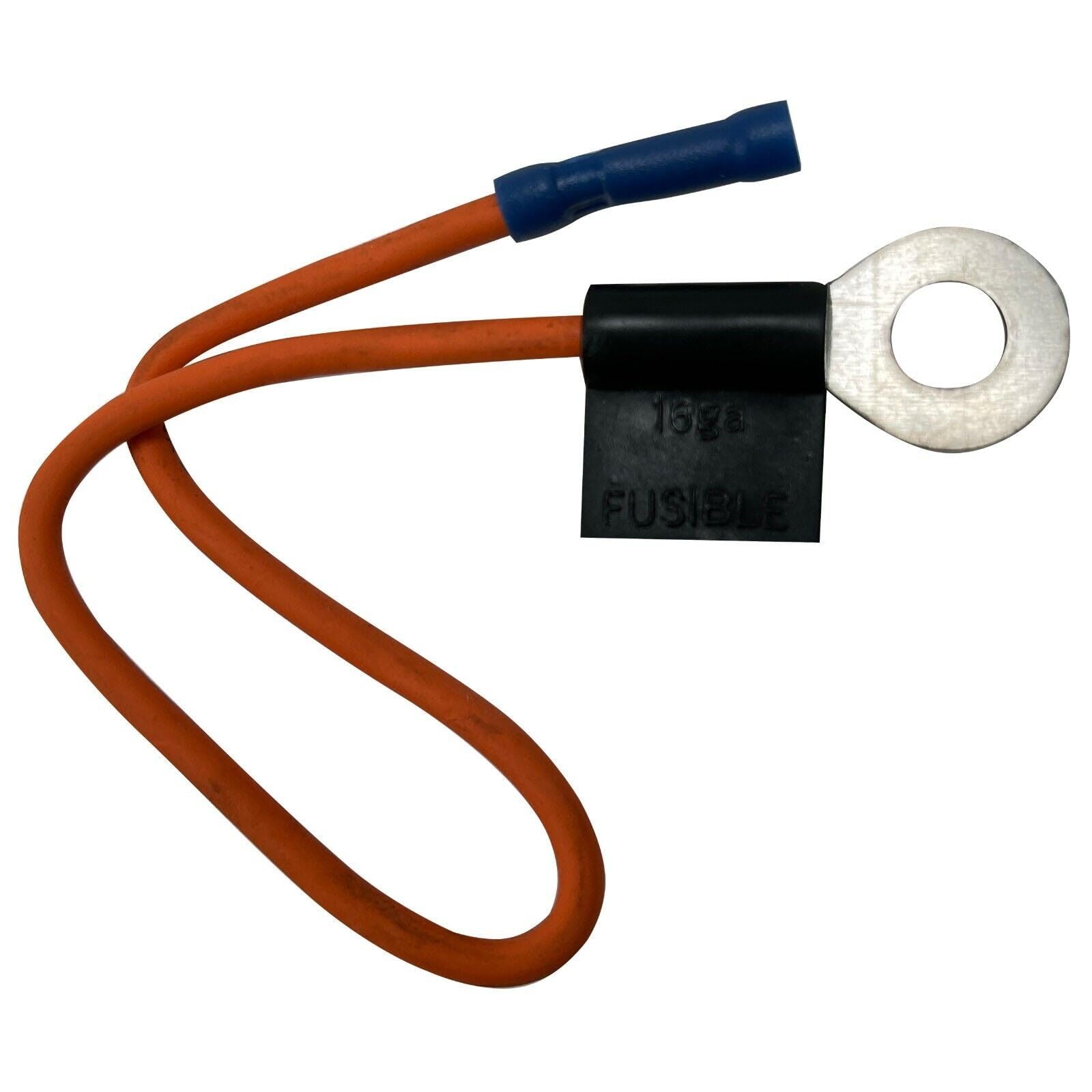 Sherco-Auto USA Pack of 2 ET36 - Fusible Link 16 Gauge - General Use 5/16" Stud Ring - Orange