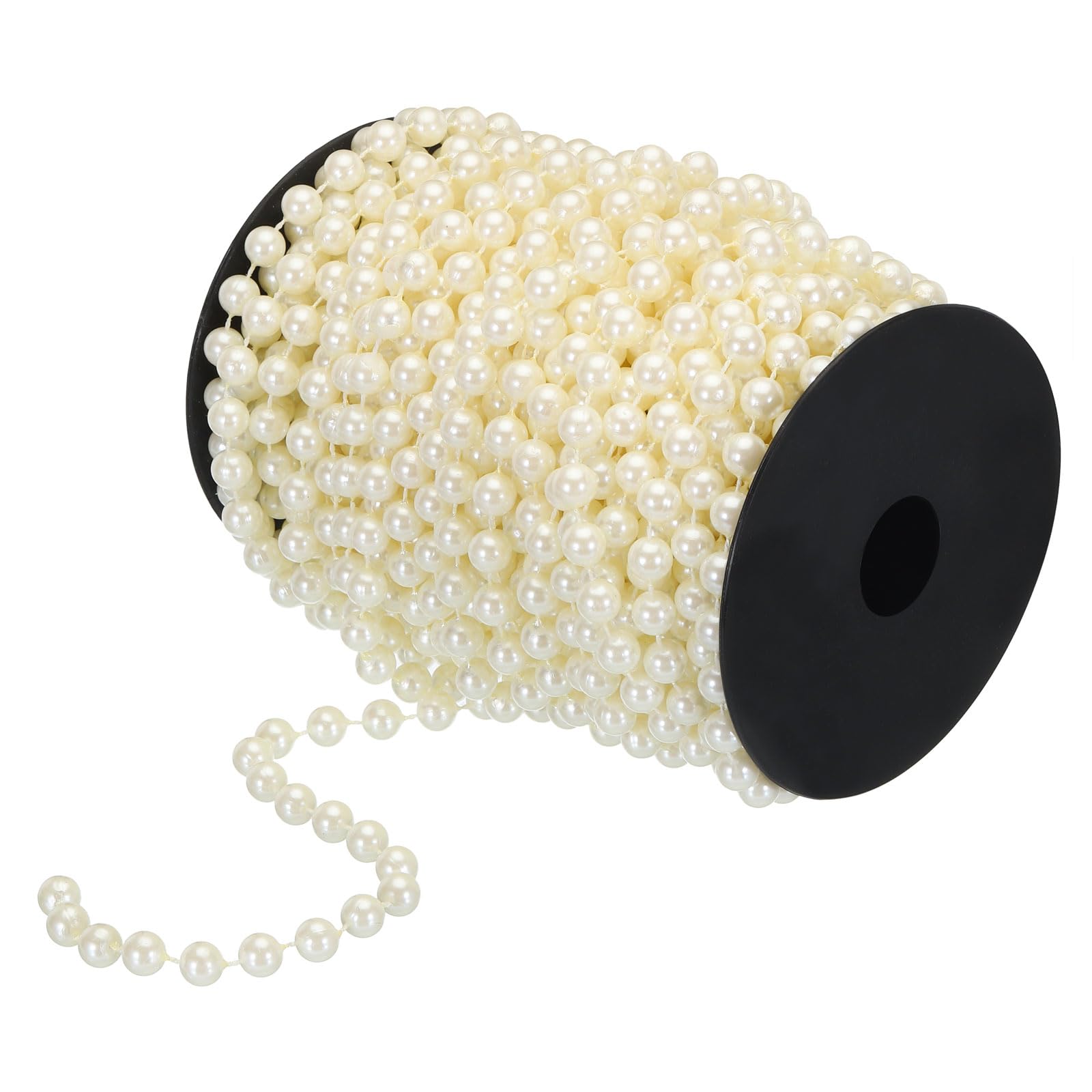 YOKIVE Beige Pearl Wired Garland