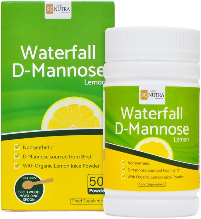 Waterfall D-Mannose Lemon Powder – Cystitis & UTIs Relief | 50g / 1.76oz Waterfall D-Mannose Lemon Powder – Cystitis & UTIs Relief | 50g / 1.76oz