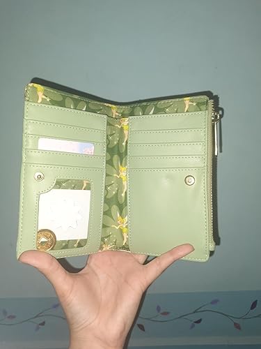 【新品】Loungefly ディズニー 財布 ティンカー・ベル　ピーターパン Amazon | Loungefly ティンカーベル フローラルウォレット ディズニー