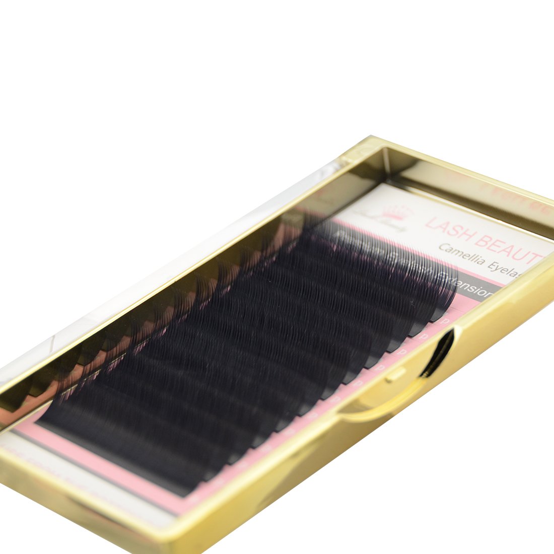 5 Trays Qeelasee Camellia Pandora Eyelashes Mixed Length in One Lash Strip 3D-6D 0.07 Thickness Volume Eyelash Extensions (D Curl 8-10-12mm)