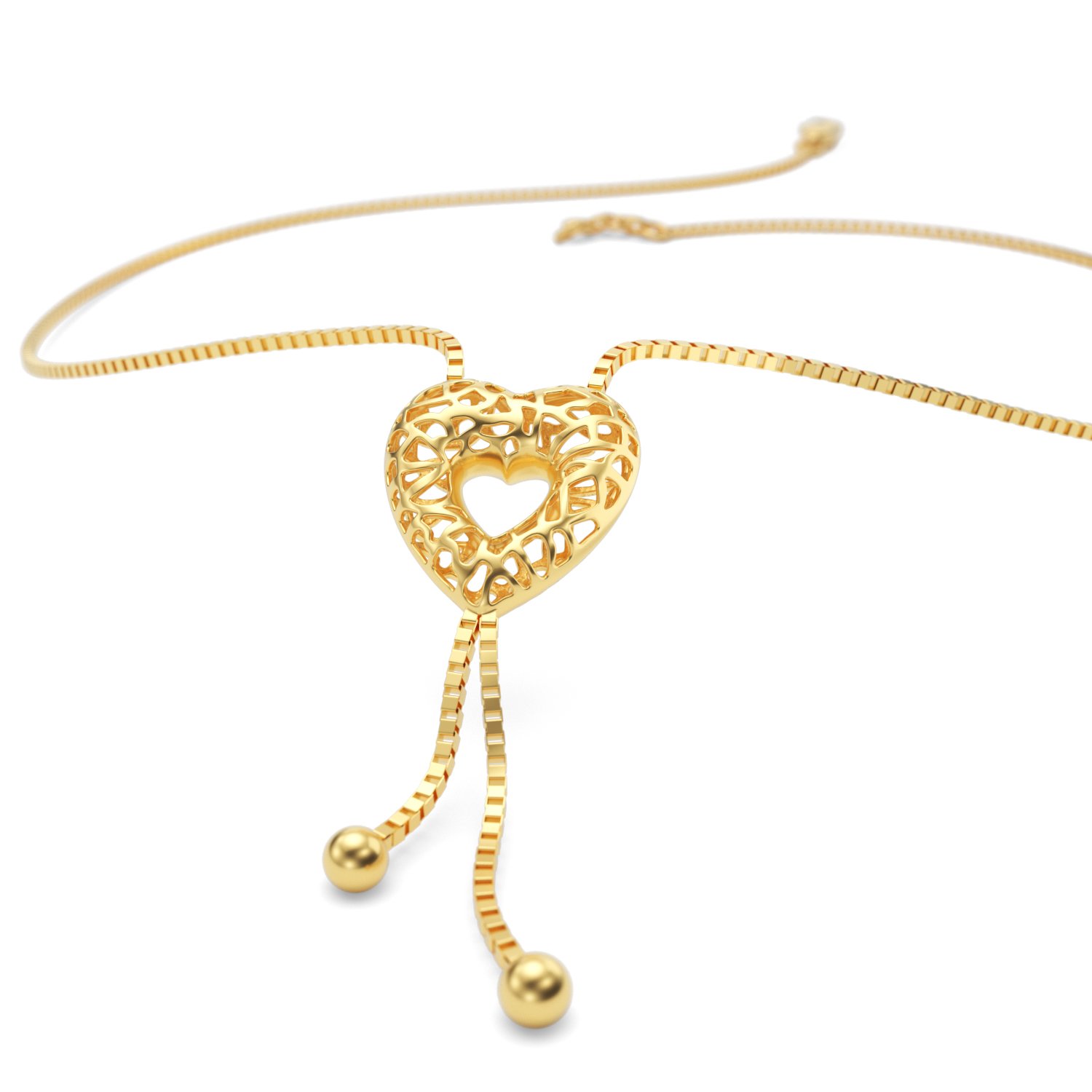 joyalukkas Impress Collection 22k Yellow Gold Pendant for Women-picture-32