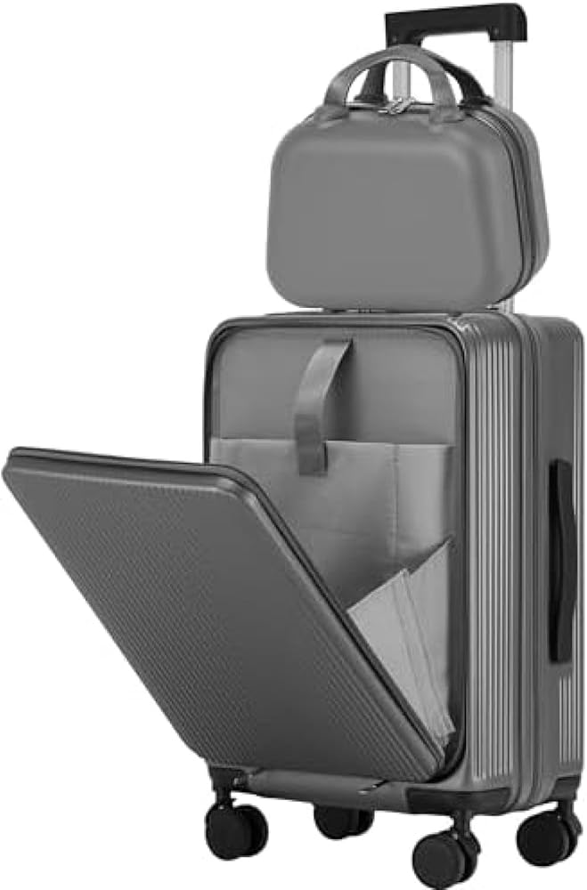 Amazon | [売店] スーツケース 機内持ち込み 前開きキャリーケース