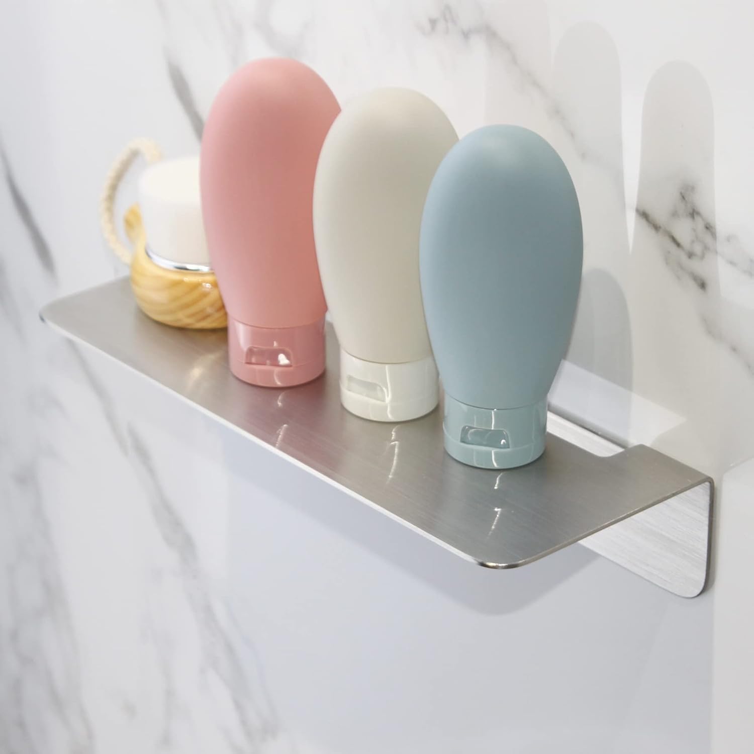 Frafuo No Drill Shelf 9.45 Inch3M VHB Stick on Shelf(Super