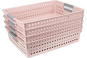 4Pcs Paper Trays for Classroom in Fuchsia