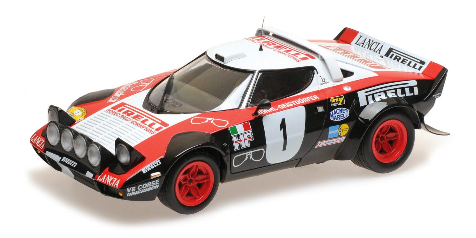 Minichamps- Miniaturowy samochód kolekcjonerski, 155781701, czarny/biały/czerwony