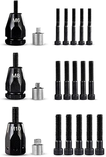 KIARUO M6 M8 M10 Métrica Auto-Bloqueo Remache Tuerca Pistola Pistola, Uso para Modelo LM07 Pistola Neumática Remache Tuerca