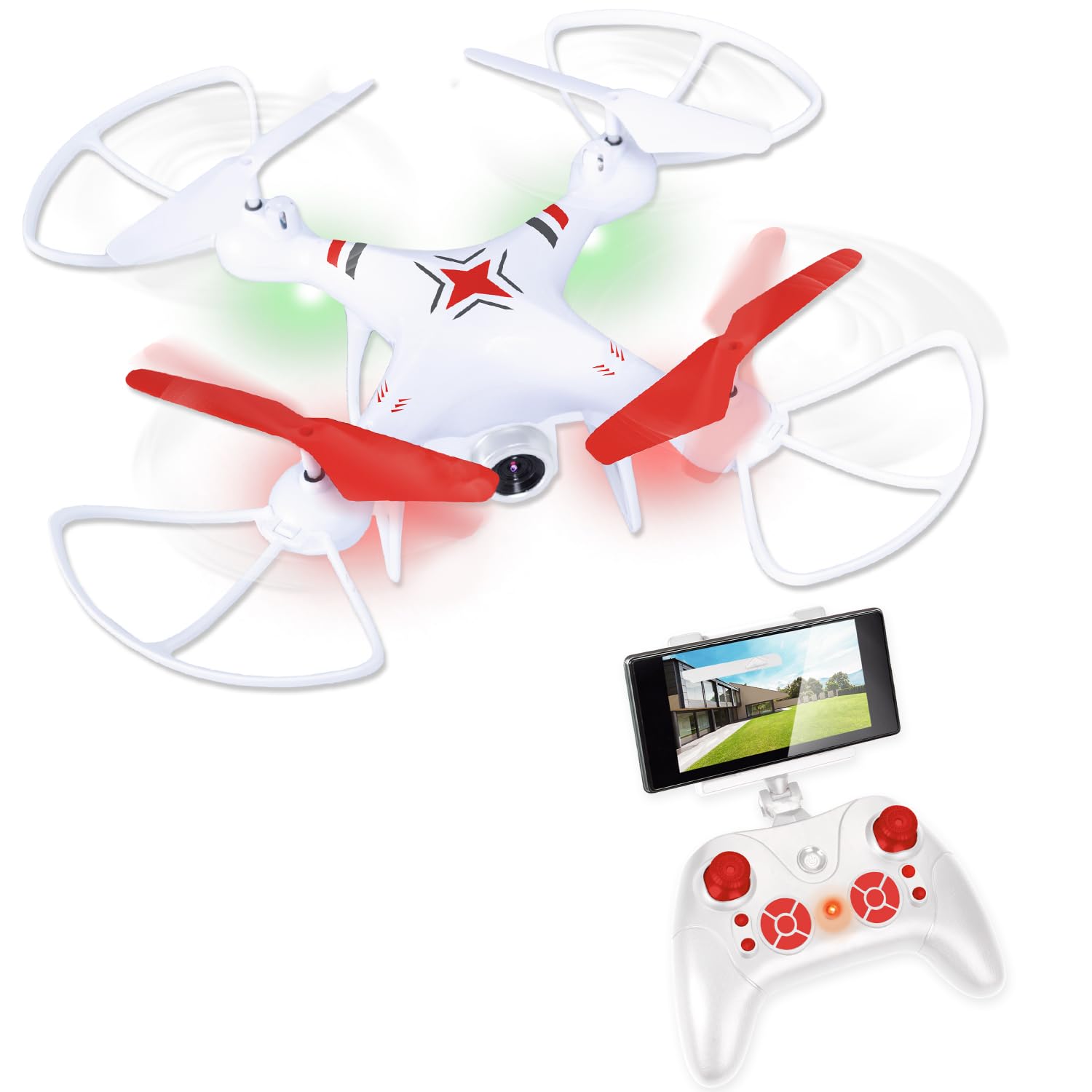 Flycam | Dron Para Niños Con Cámara Foto Y Video | Drones Para Niños | Dron Con Cámara, 3 Velocidades, Autolooping, Auto Giro | Drone Compatible Con Gafas De Realidad Virtual