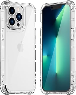 جراب مرن من البولي يوريثين المقاوم للحرارة من سلسلة فليكسيلد مقاس 6.1 بوصة موديل AR20-01393A - لموبايل آيفون 13 برو من اراري، لون شفاف