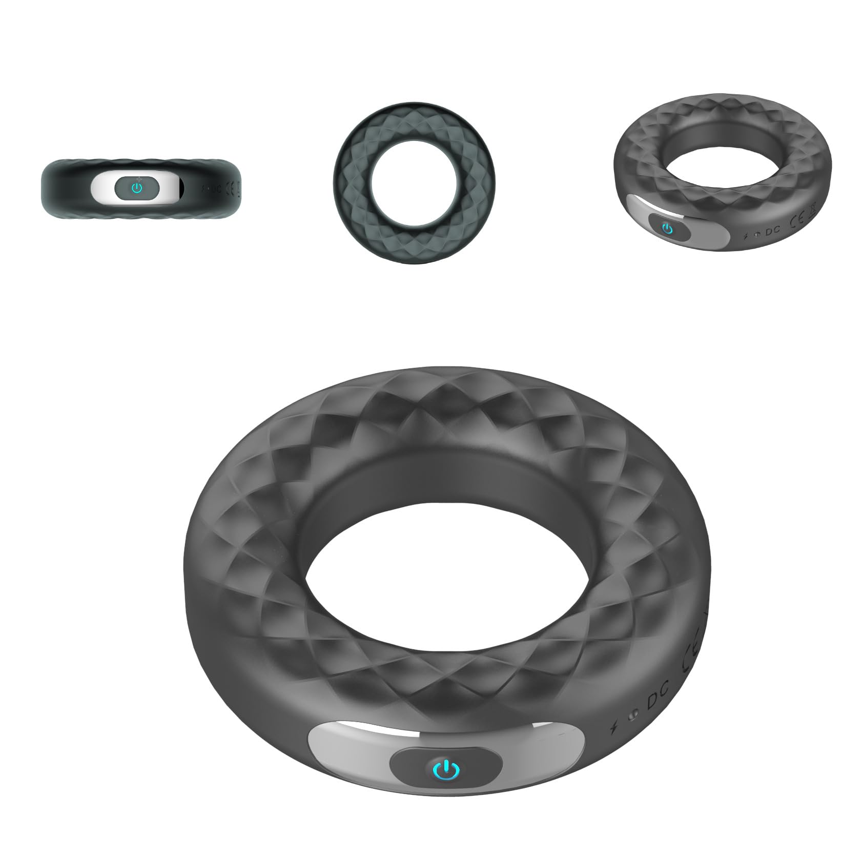 Puissant Silicone superieur Co?-krinGs vibrant Anneau de stimulateurs choses cadeau de voyage etanche adapte au plaisir des femmes Coc?ring Vibrant Anneaux ?enien Homme