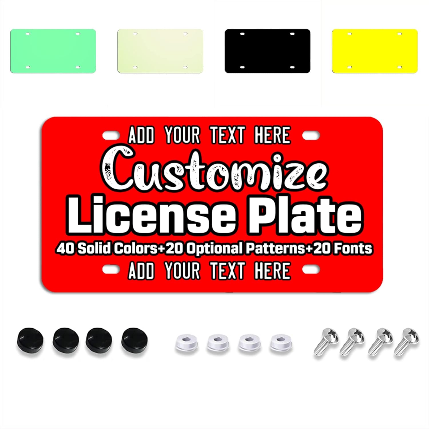 Personalized Custom License Plates for Front of Car