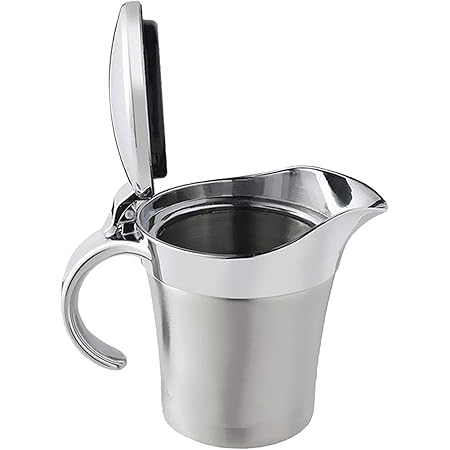 Spetebo Thermo Sauciere Edelstahl - 400 Ml Doppelwandig Mit Deckel
