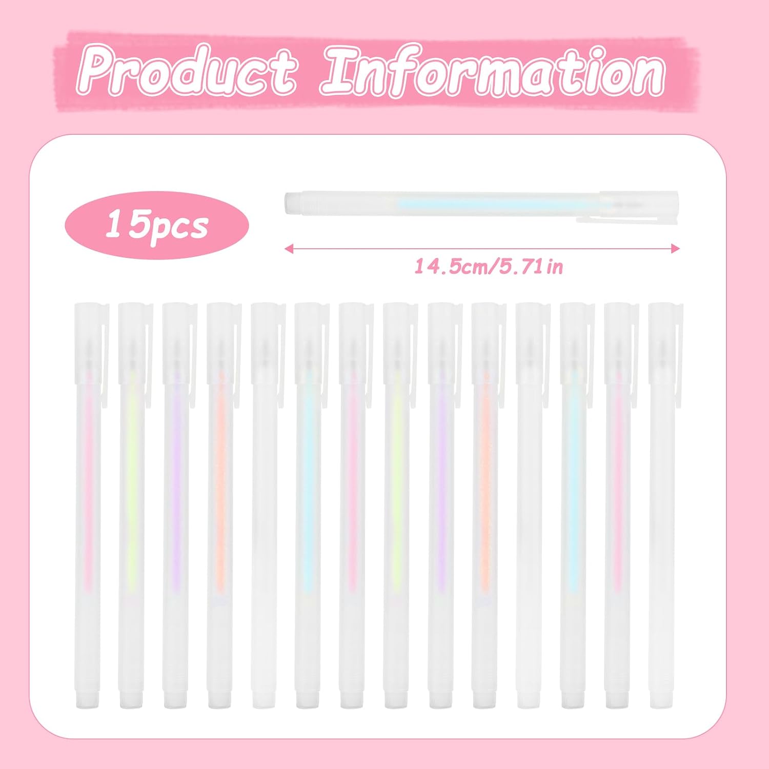 15Pcs Quick Drying Color Spot Glue Pen, Upgrade Precision Glue Pens, Craft Glue Supplies Glitter Pens for Scrapbooking Handmade Crafting Card Making