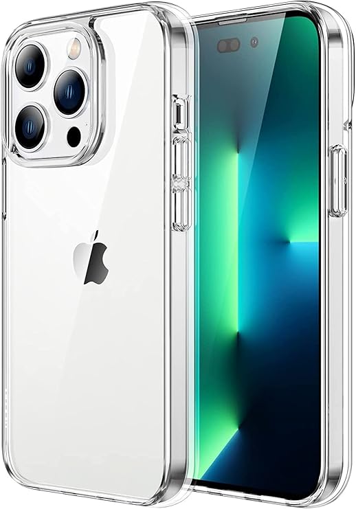 ExpressB® iPhone 14 Pro Max Back Cover Case Clear, Hybrid Camera, & Drop Protection Anti-Scratch Back Case Cover for iPhone 14 Pro Max- Clear at Rs. 162
