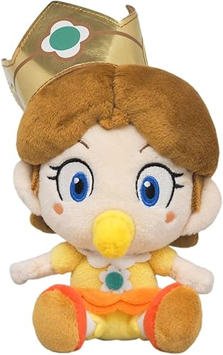 Miniatura 2 de Little Buddy 1728 Super Mario All Star Collection Baby Daisy - Peluche de 6 pulgadas