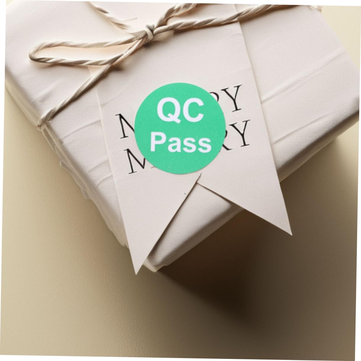 1000pcs Passed Quality Control Stickers Round Adhesive Labels for Inventory Warehouse Stock Management