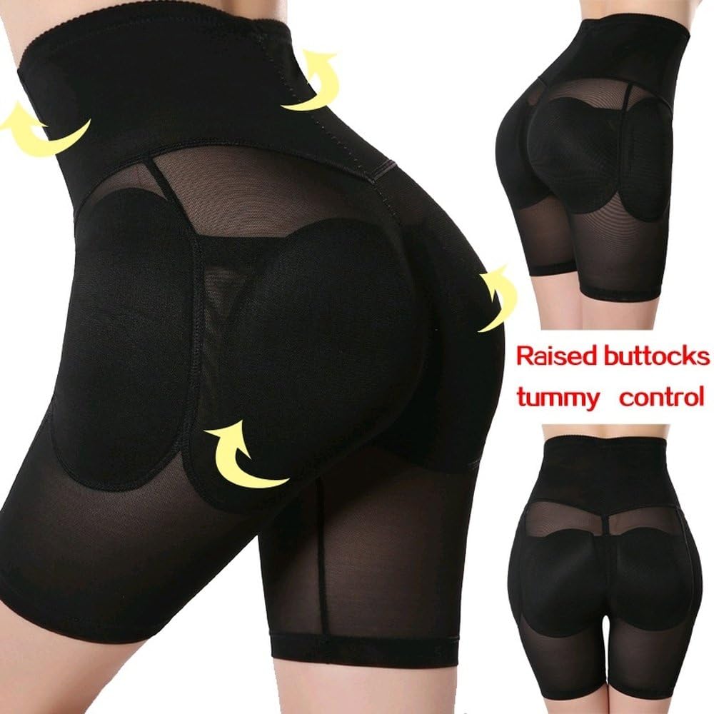 Bragas Levanta Glúteos para Mujer - Ropa Interior Moldeadora De Glúteos Y Moldeadora De Cuerpo para Mujer, Bragas De Encaje con Control De Abdomen para Mujer De Talla Grande