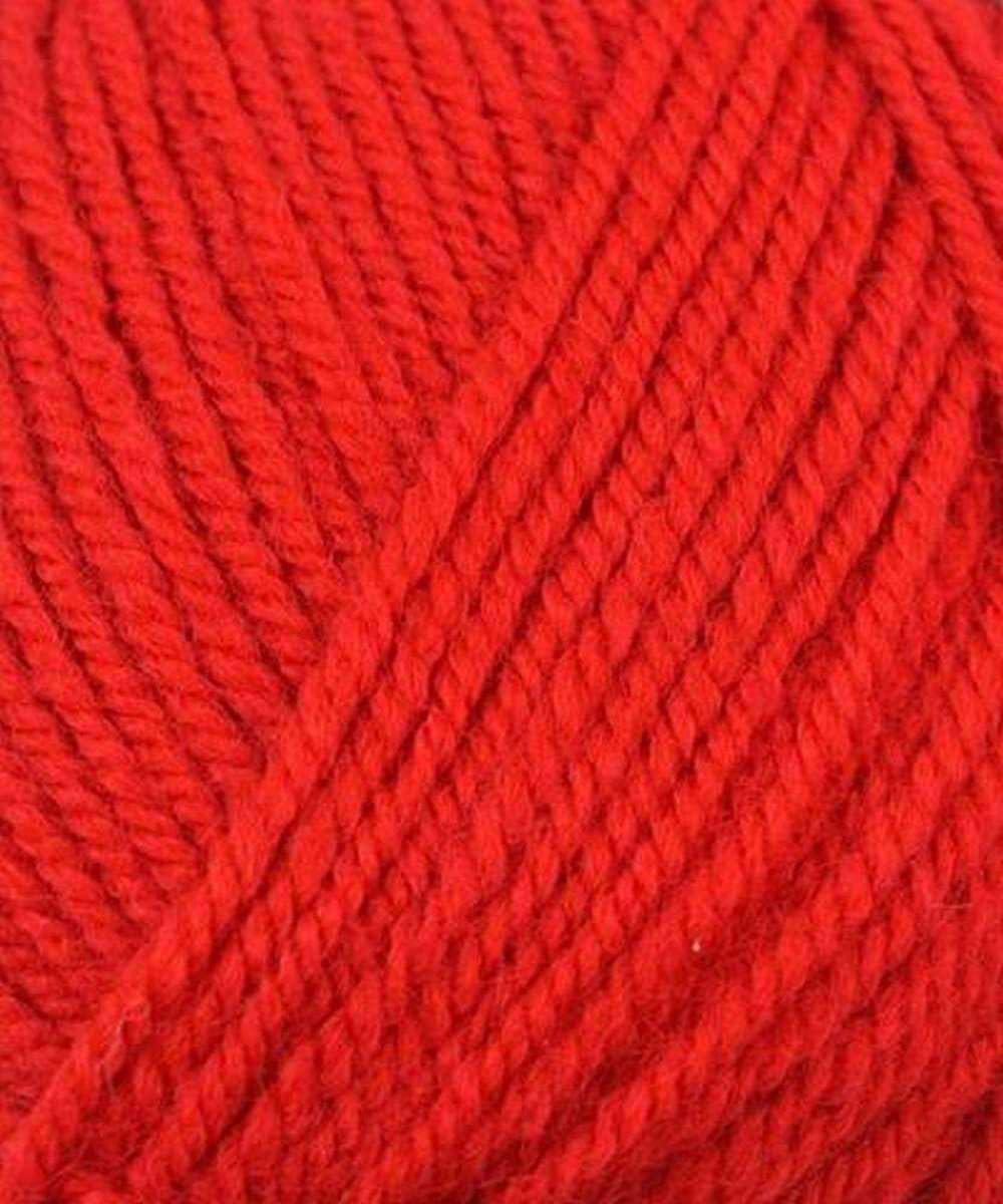 Plymouth - Encore Worsted Knitting Yarn - Christmas Red (# 1386)