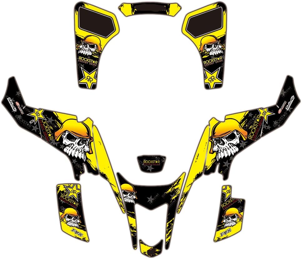 ATV Graphics Kit for Suzuki LTZ400 2003-2008, Racing Graphics Stickers Decals Kit
