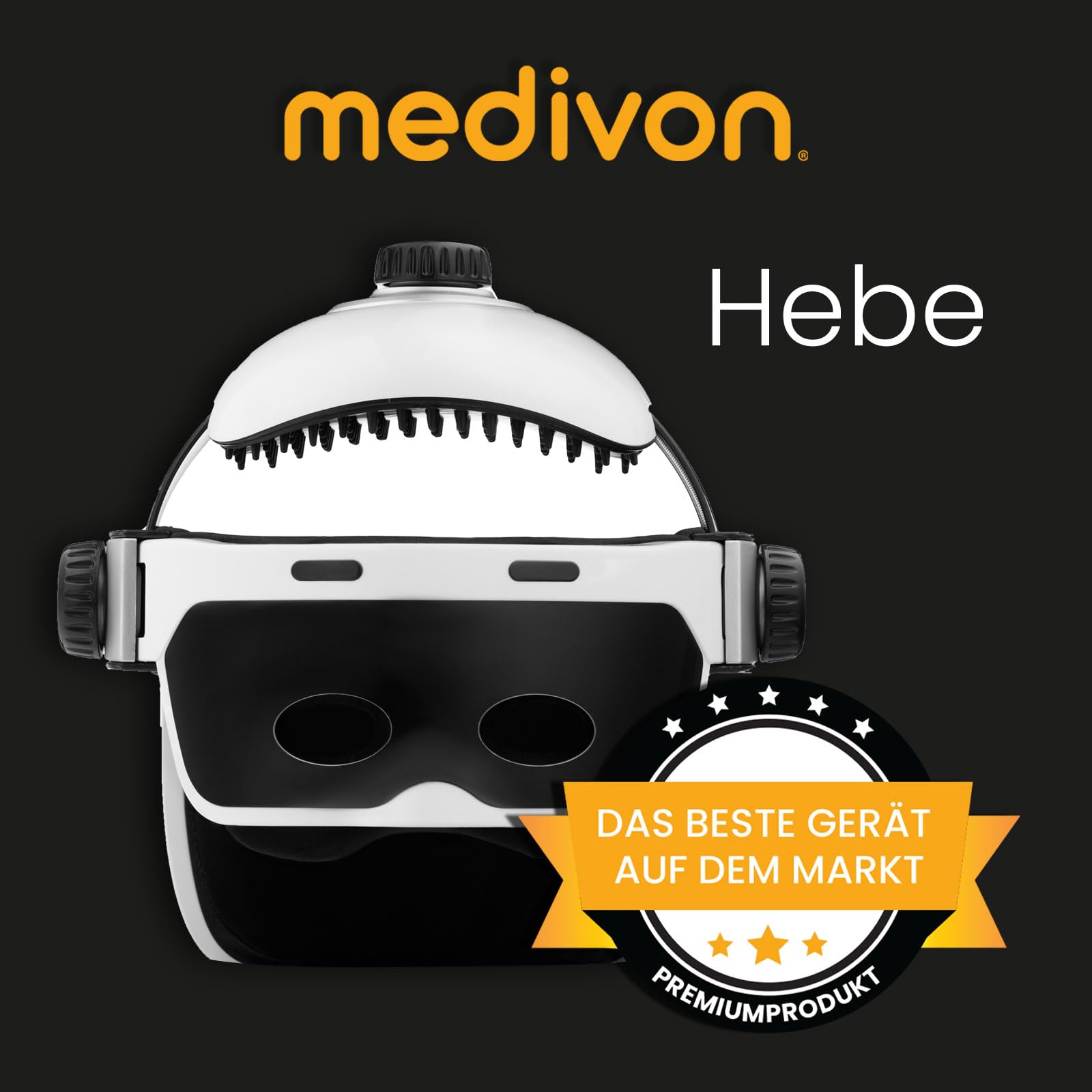 Medivon Hebe Kopfmassagegerät und Augenmassagegerät, Luftmassagegerät