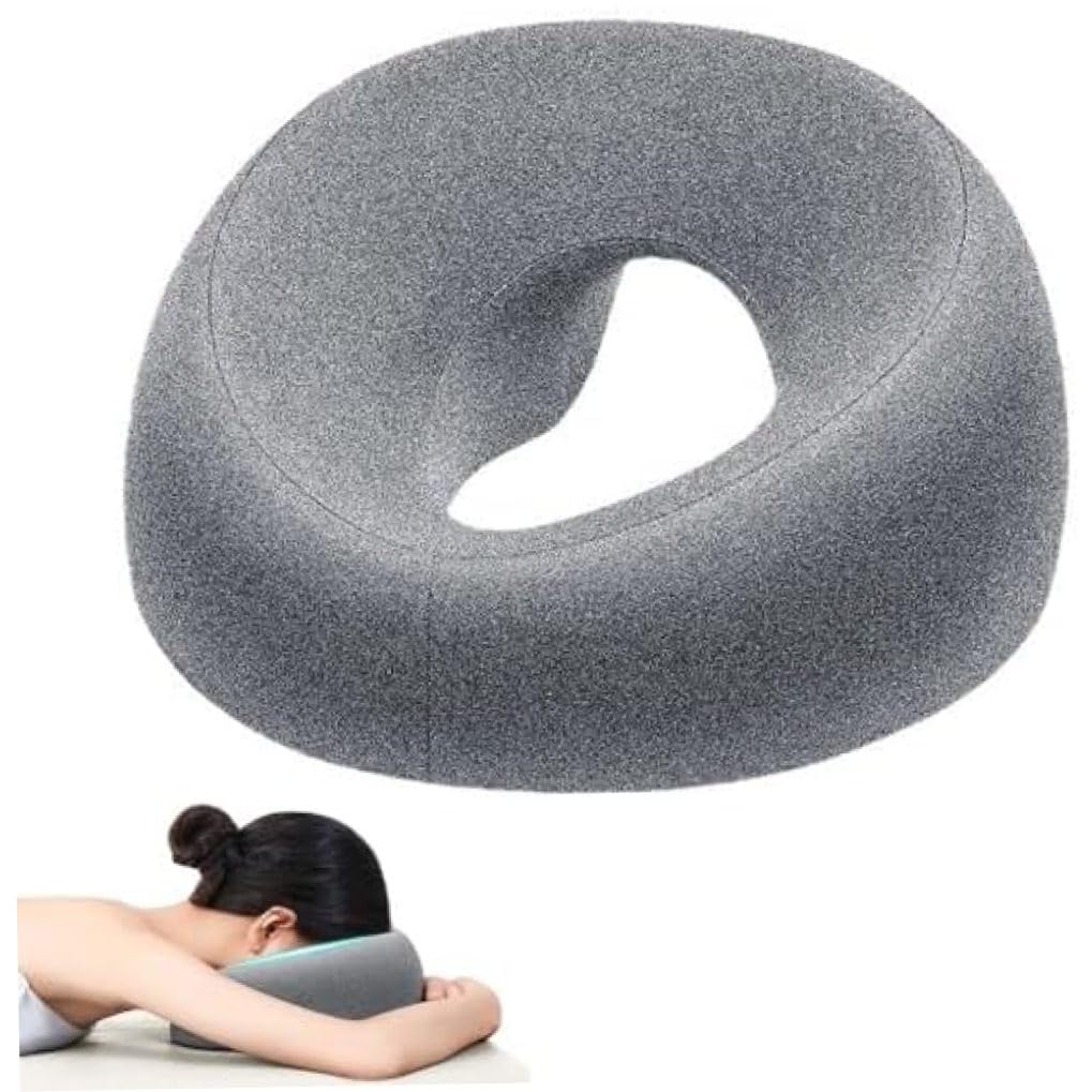 Xdyyjrasa Massage Face Cushion - 360-Degree Support Prone Position Pillow with Memory Foam, Removable Cover for Spa Salon Use