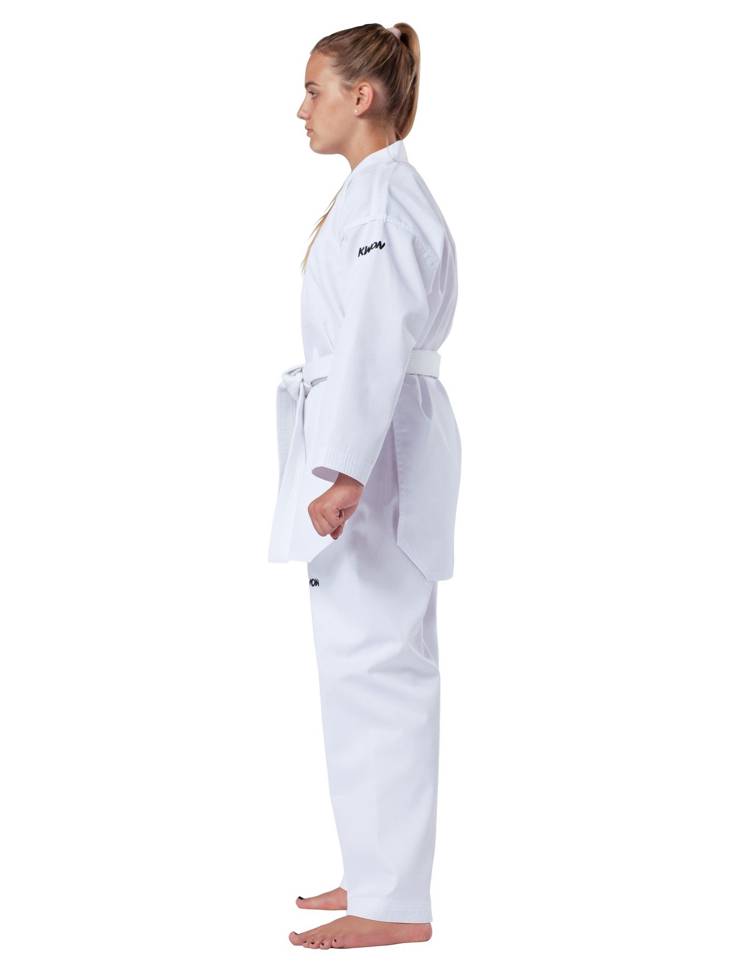 Kwon Traje de taekwondo Victory para adulto, unisex, color blanco, monocromo, deportivo, taekwondo, traje