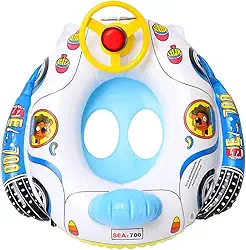 Boia Inflável Infantil com Assento – Modelos Animais, Carros, Unicórnio, Tubarão e Muito Mais – Brinquedo de Piscina e Praia para Crianças