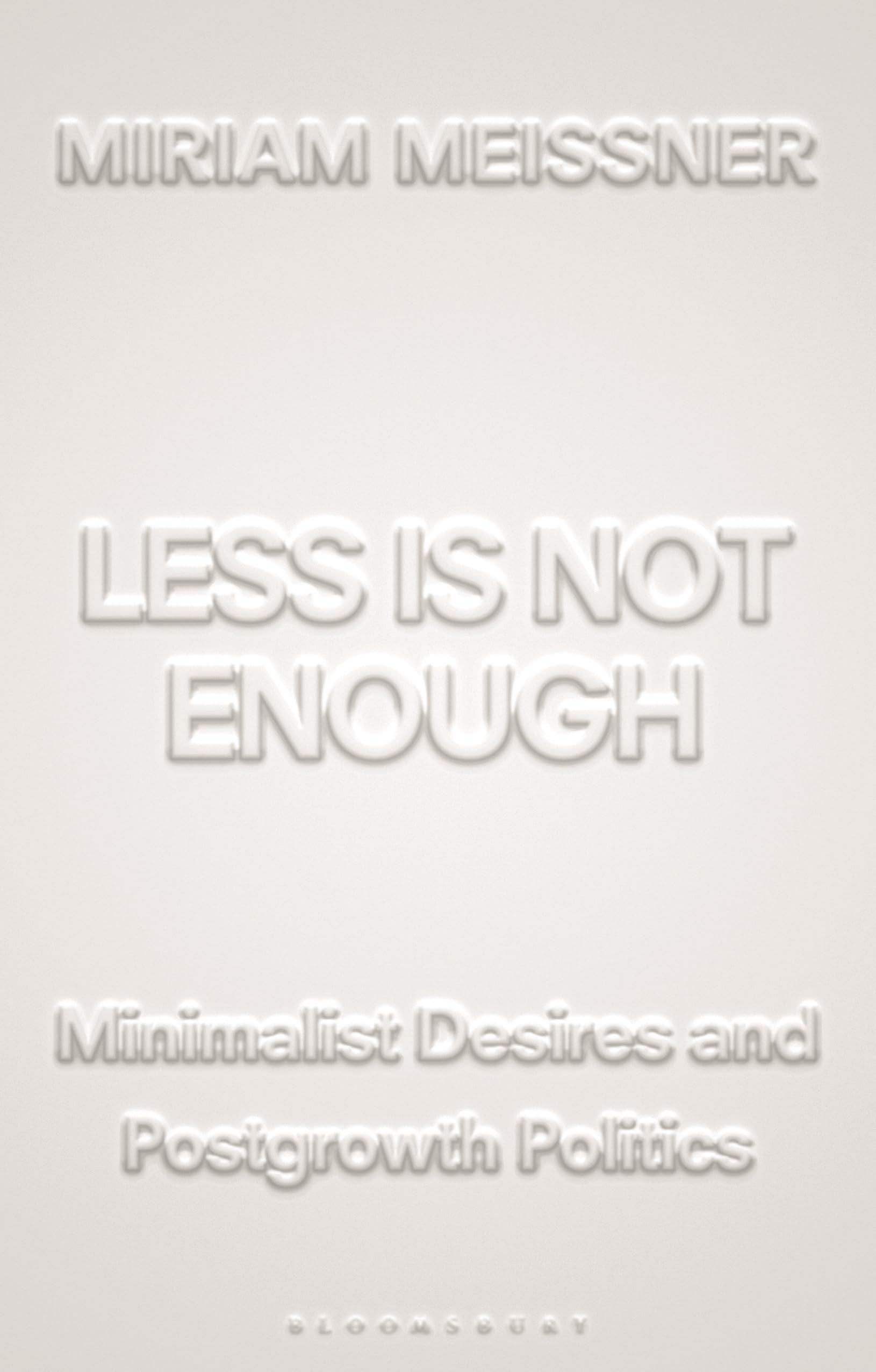 Less Is Not Enough