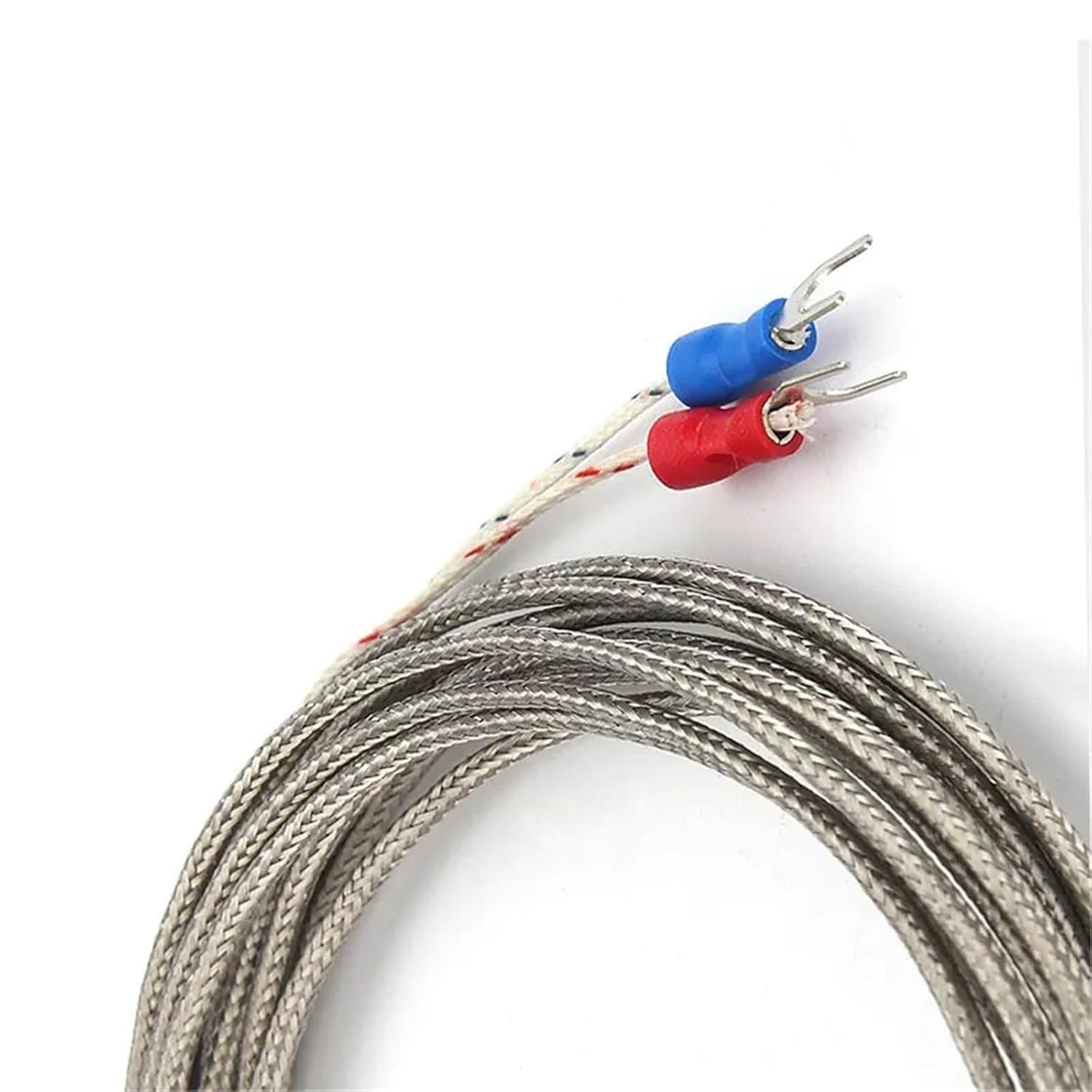 M8 Thermocouple 4m 5m Type K E PT100 50-200mm Screw Thread Probe Temperature Sensor 1Pcs(K,4M_Probe Length 30MM)