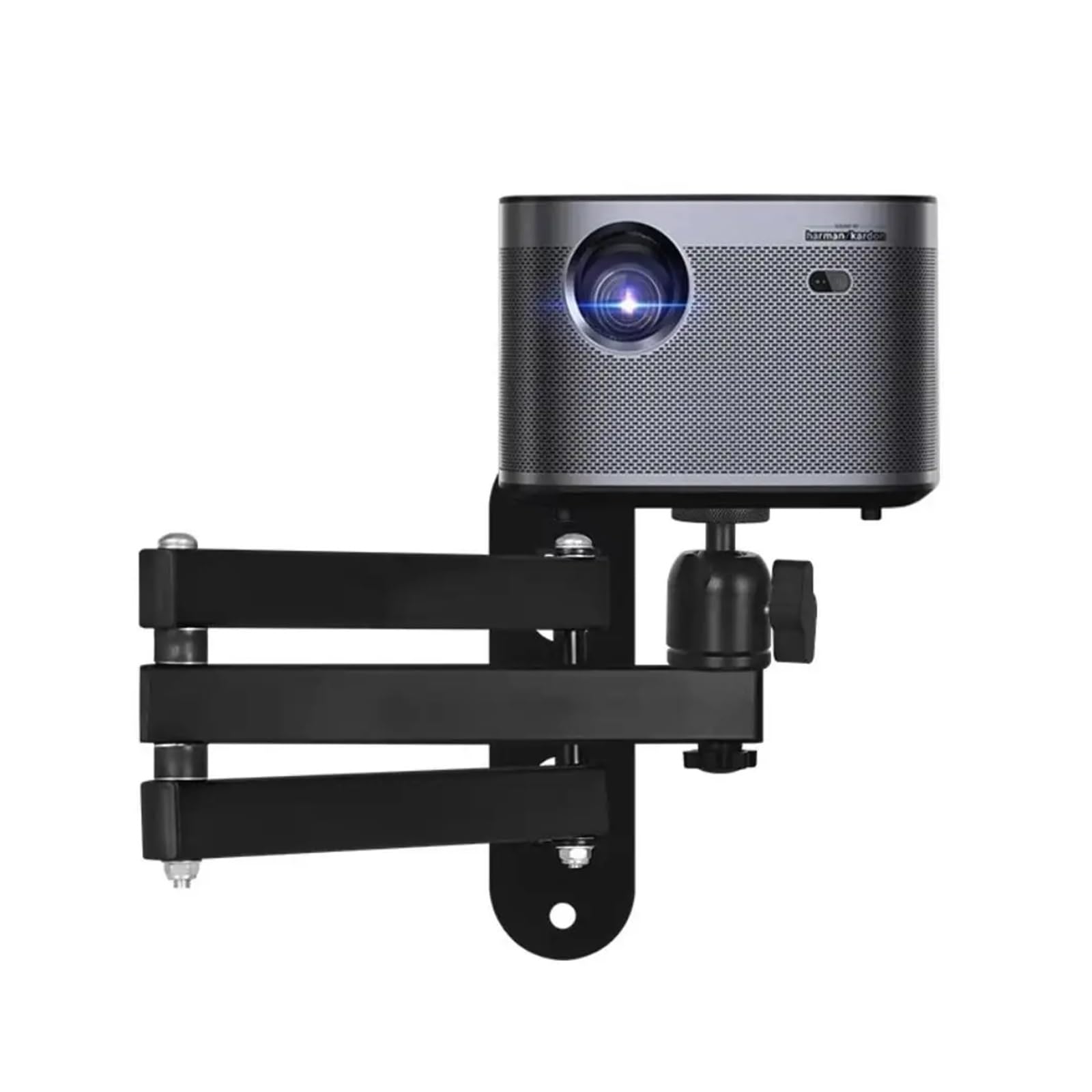 Staffa Per Schermo Di Proiezione Supporto for proiettore regolabile multi-angolo in acciaio al carbonio for con rotazione di 360 gradi Robusto universale(40CM)