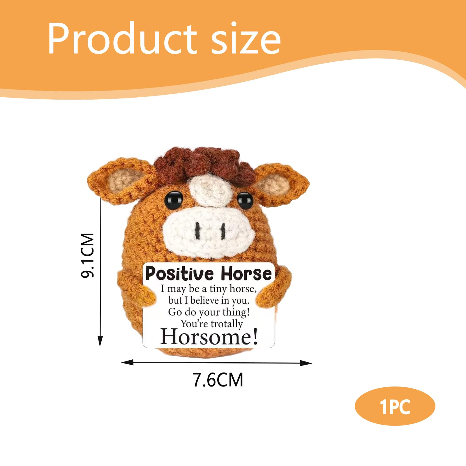 iuiiaii Horse Gifts for Women Creative Cute Horse Plush - Image 2