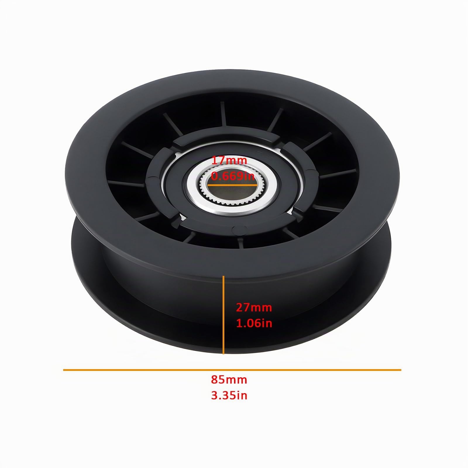 Poulie Tendeuse 410409 85 X 17 X 27 Mm Compatible avec Tondeuse à Gazon Murray