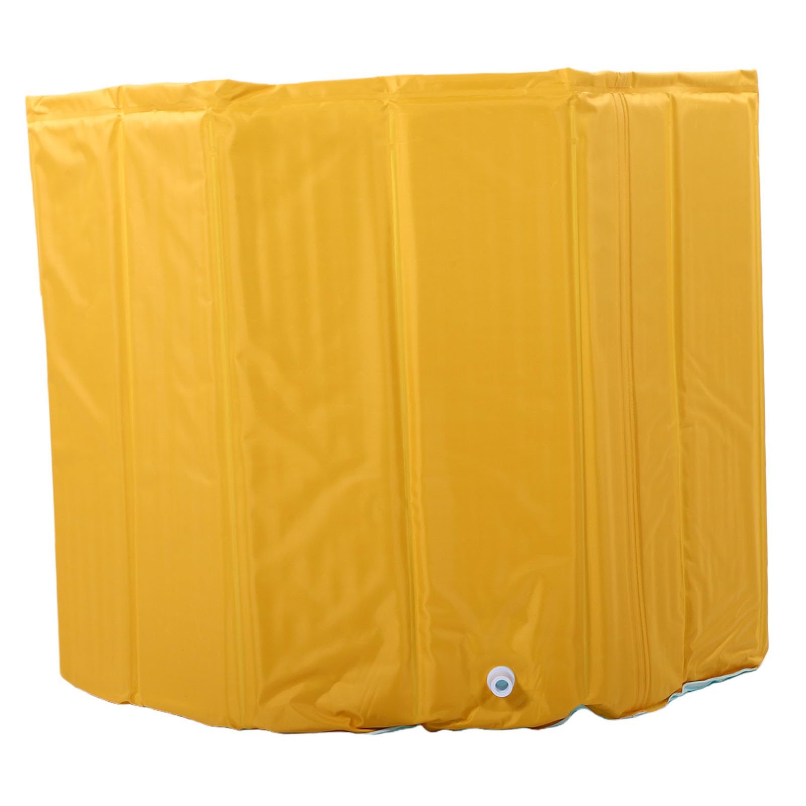 ZJchao Nadmuchiwana Wanna dla Dorosłych Wanna Lodowa Przenośna Składana 31,50x25,59 Cala z Najwyższej ści Materiału PVC do Relaksu w Domowym SPA (YELLOW)